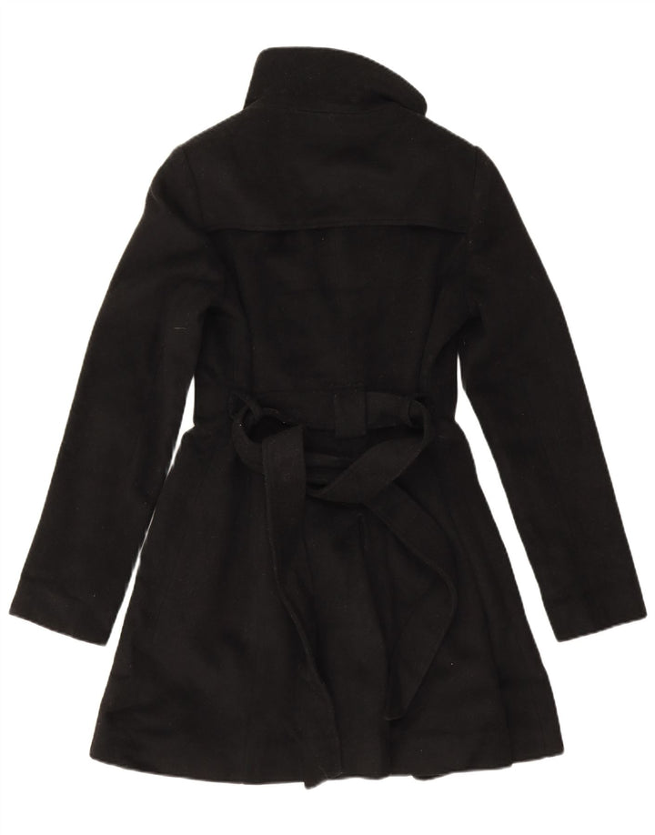 Dkny Abrigo extragrande para mujer US 2 XS Lana negra