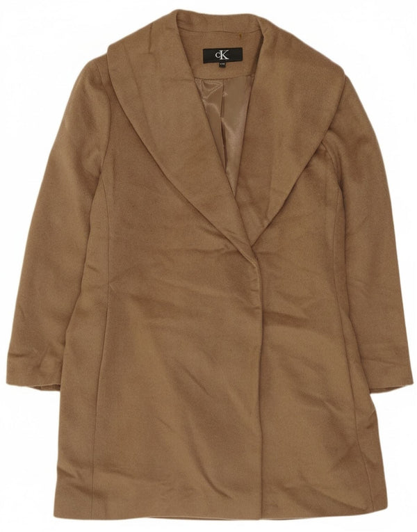 Calvin Klein Abrigo extragrande para mujer UK 18 XL Lana beige