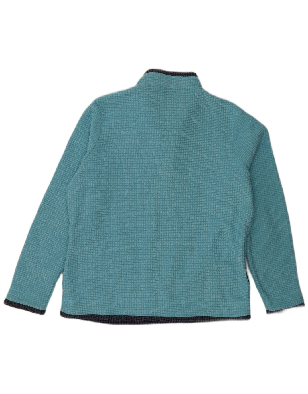 Weird Fish Jersey de forro polar con cuello y cremallera para mujer UK 46 Large Poliéster azul