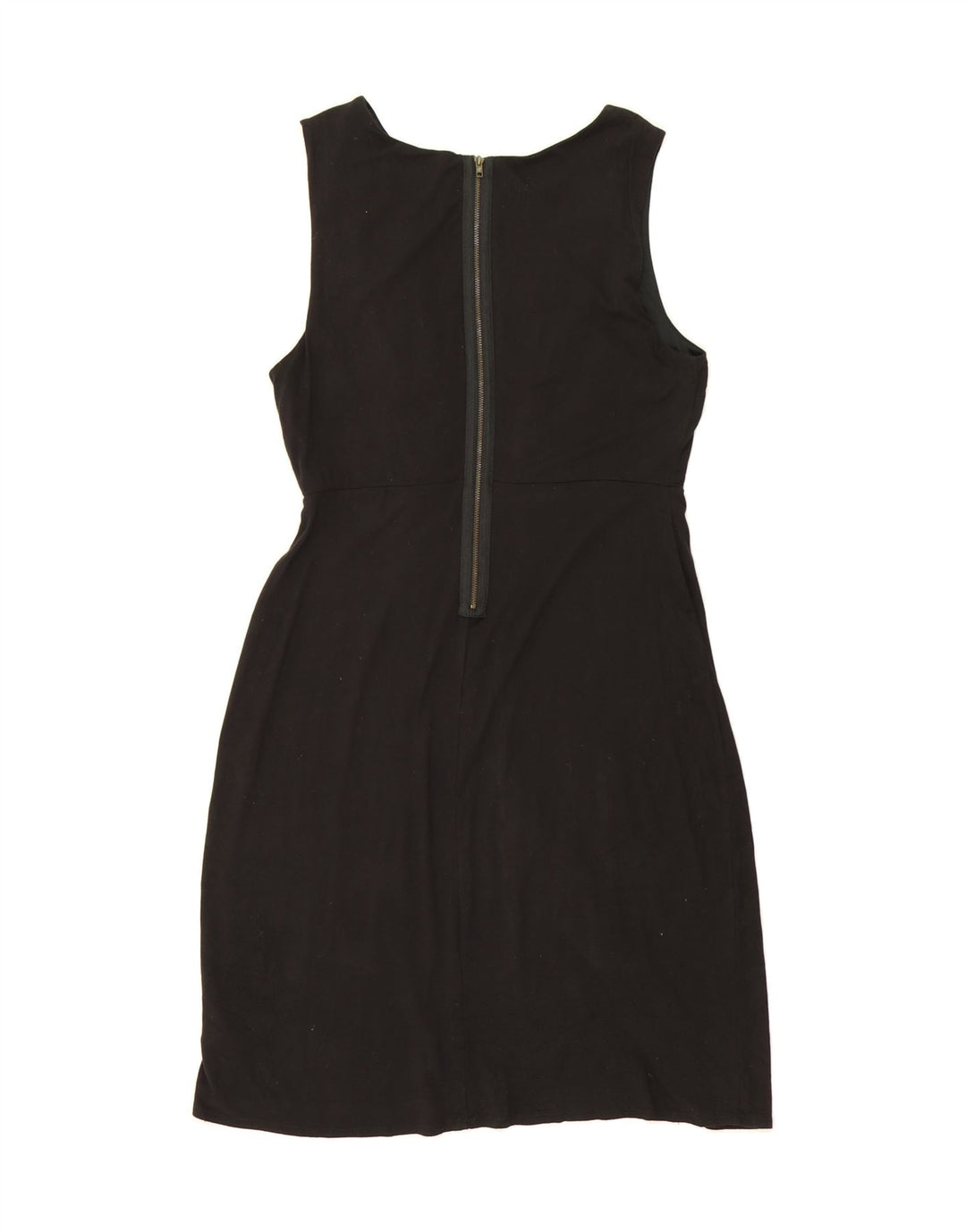 MOSSIMO Womens Sleeveless Sheath Dress UK 12 Medium Black Rayon Vintage Mossimo and Second-Hand Mossimo from Messina Hembry 