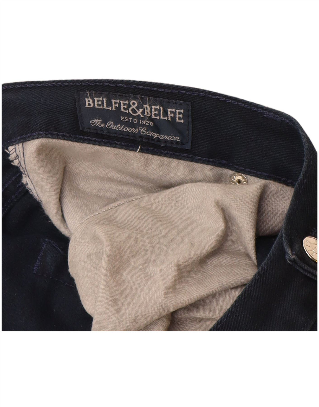 Belfe & Belfe Vaqueros Rectos Hombre W40 L30 Azul Marino Algodón