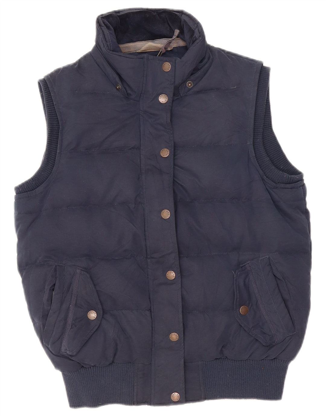 Chaleco acolchado Sherpa para mujer de Fat Face UK 40 Mediano Azul marino Poliéster