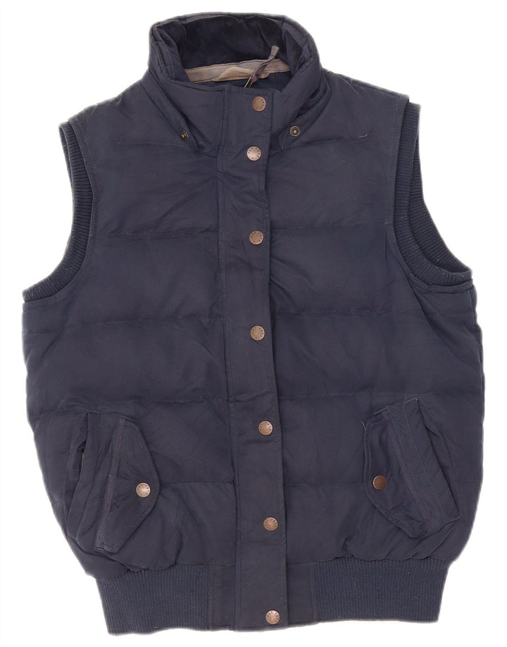 Chaleco acolchado Sherpa para mujer de Fat Face UK 40 Mediano Azul marino Poliéster