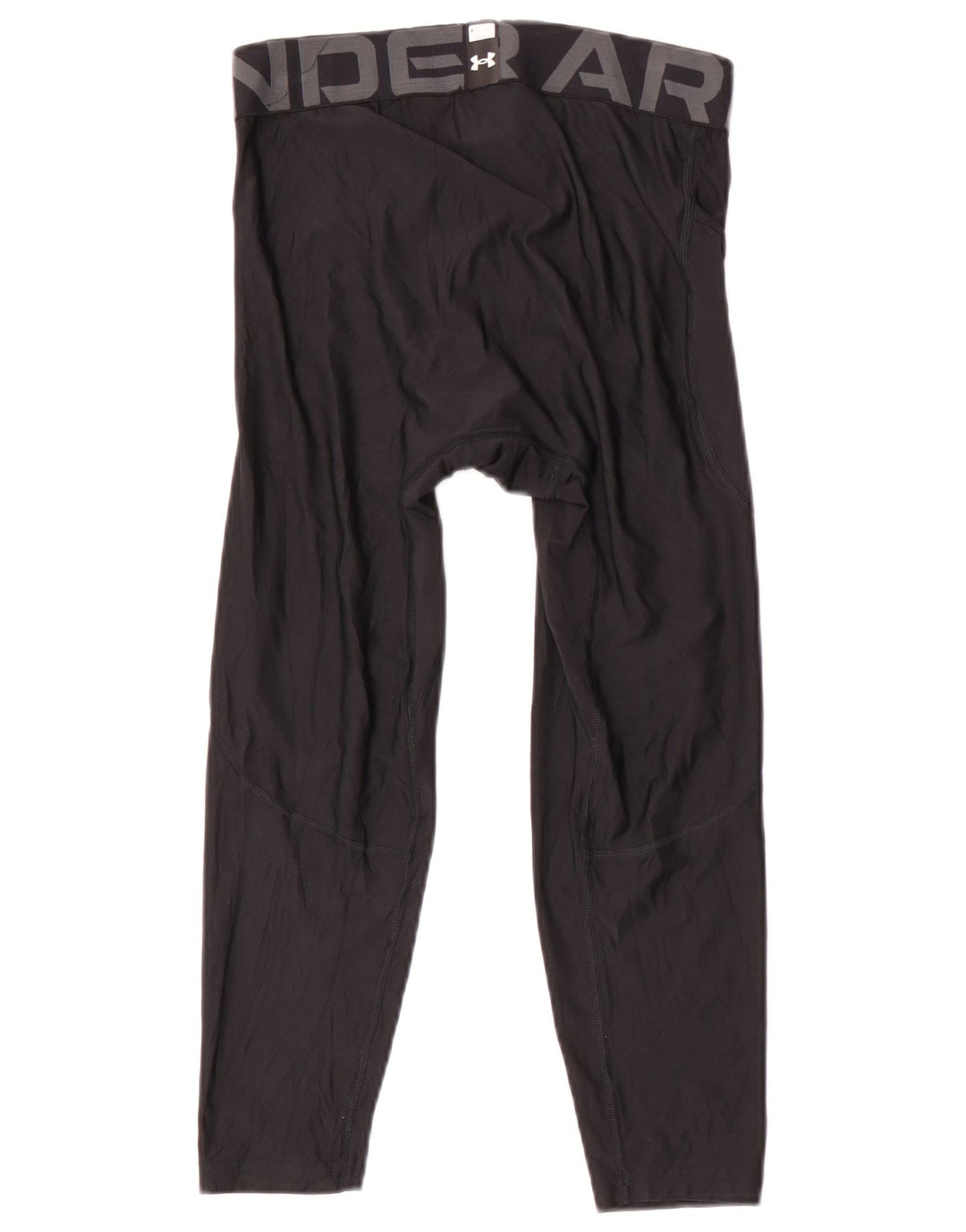Under Armour Leggings Capri Heat Gear Graphic Hombre Negro Mediano