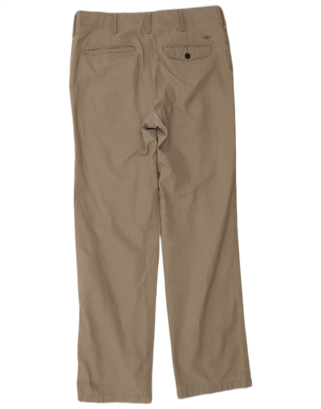 DOCKERS Pantalón chino recto para hombre W32 L34 Beige Algodón Clásico