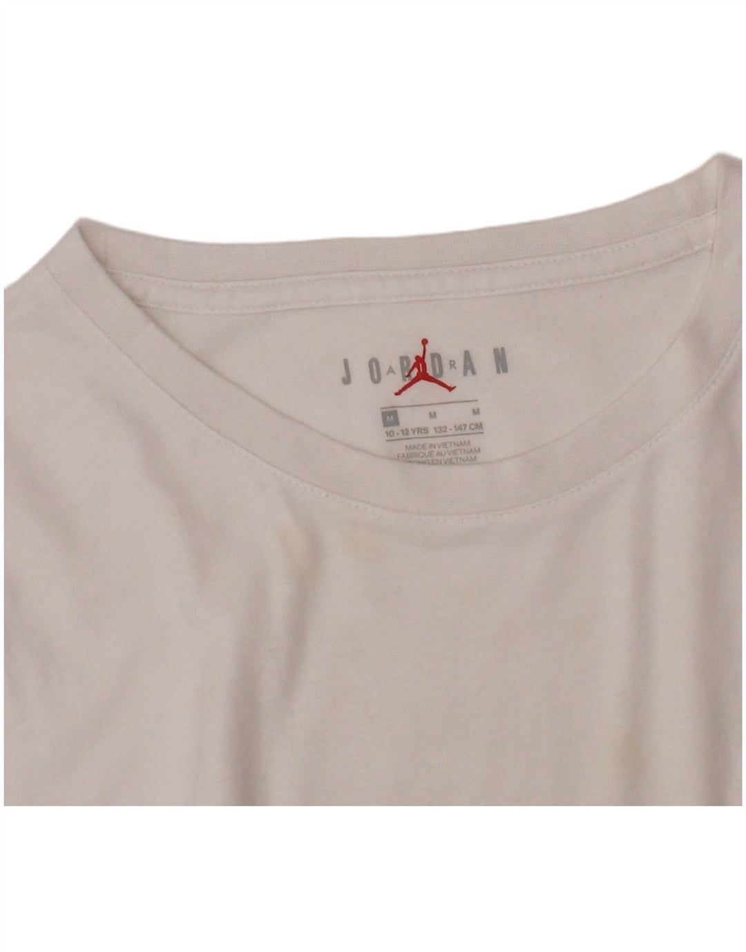JORDAN Camiseta gráfica para niño 10-11 años Mediana Blanco