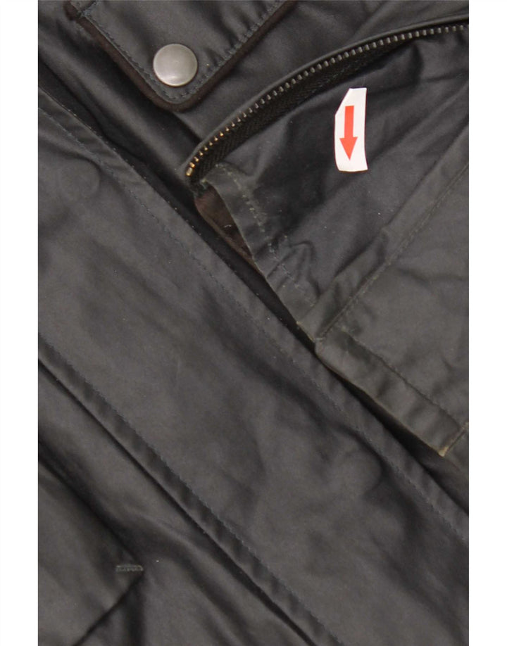 Belstaff Chaqueta utilitaria para mujer IT 46 Grande Algodón azul marino