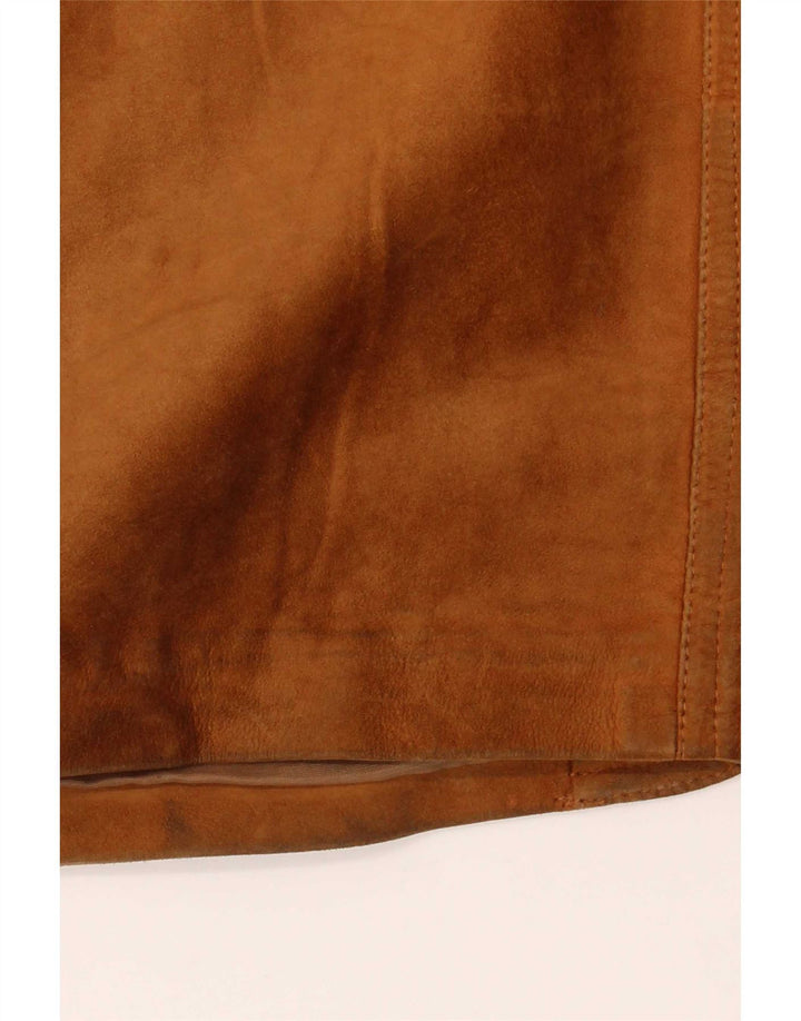 Conbipel Chaqueta de ante extragrande para mujer IT 46 Large Brown