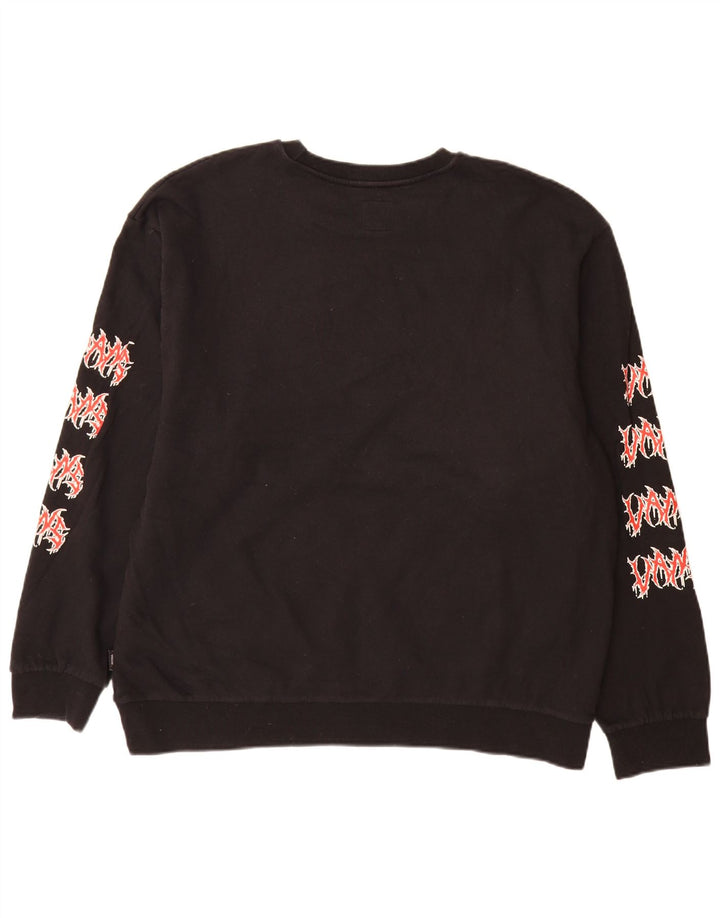 Vans Hombre Relaxed Graphic Sudadera Jumper XL Algodón Negro