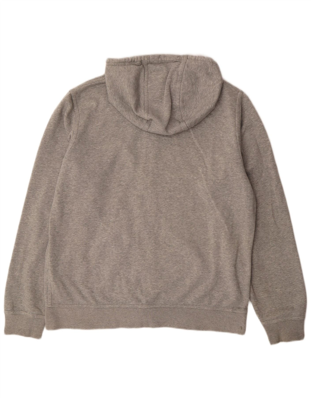 NIKE Sudadera con capucha y cremallera para hombre, talla grande, algodón gris