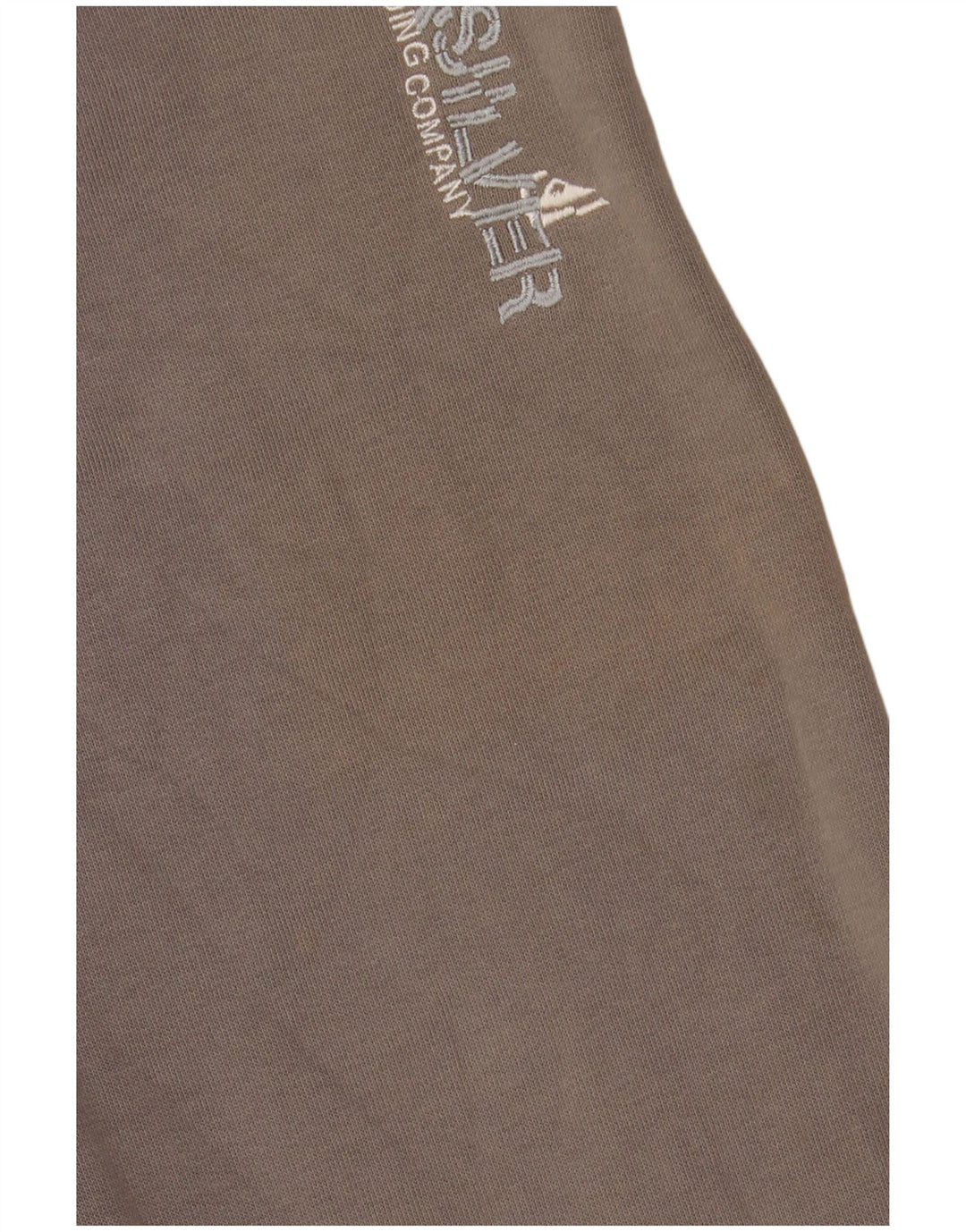 QUIKSILVER Suéter con capucha y cremallera gráfica para mujer UK 44 Algodón gris grande