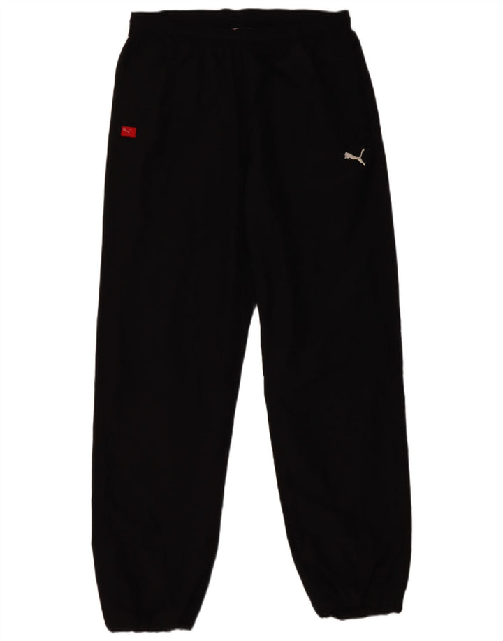 Puma Mujer Chándal Pantalones Joggers UK 12 Medium Negro