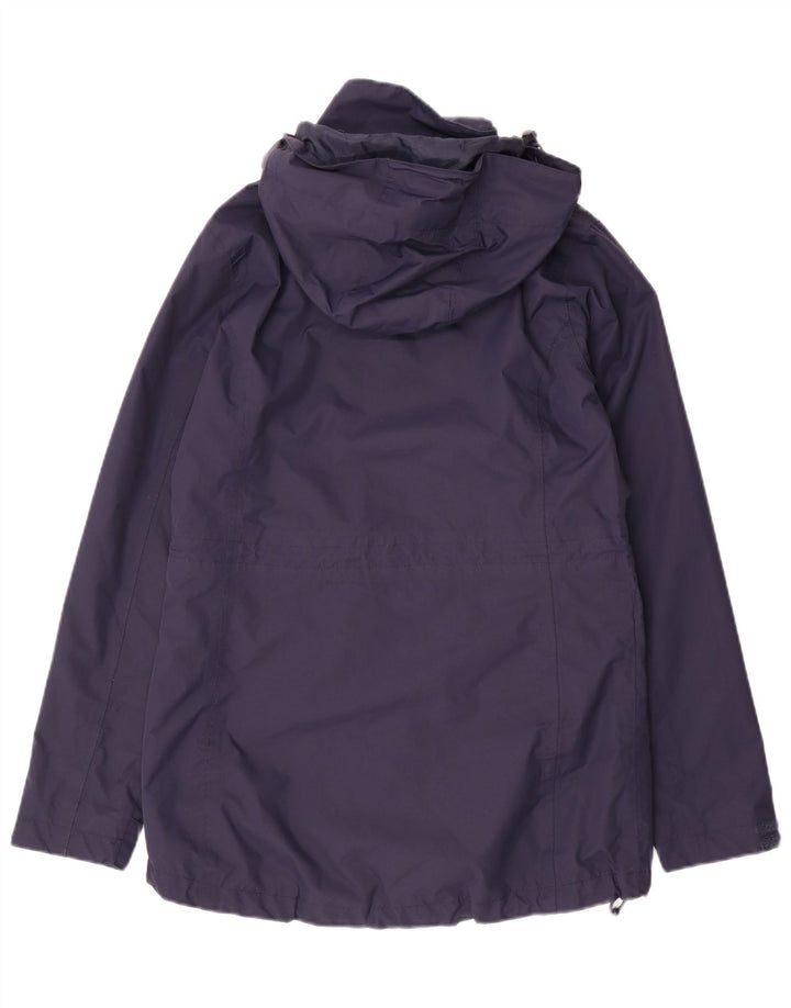 Chubasquero con capucha para mujer Mountain Warehouse UK 40 Small Azul marino Nylon