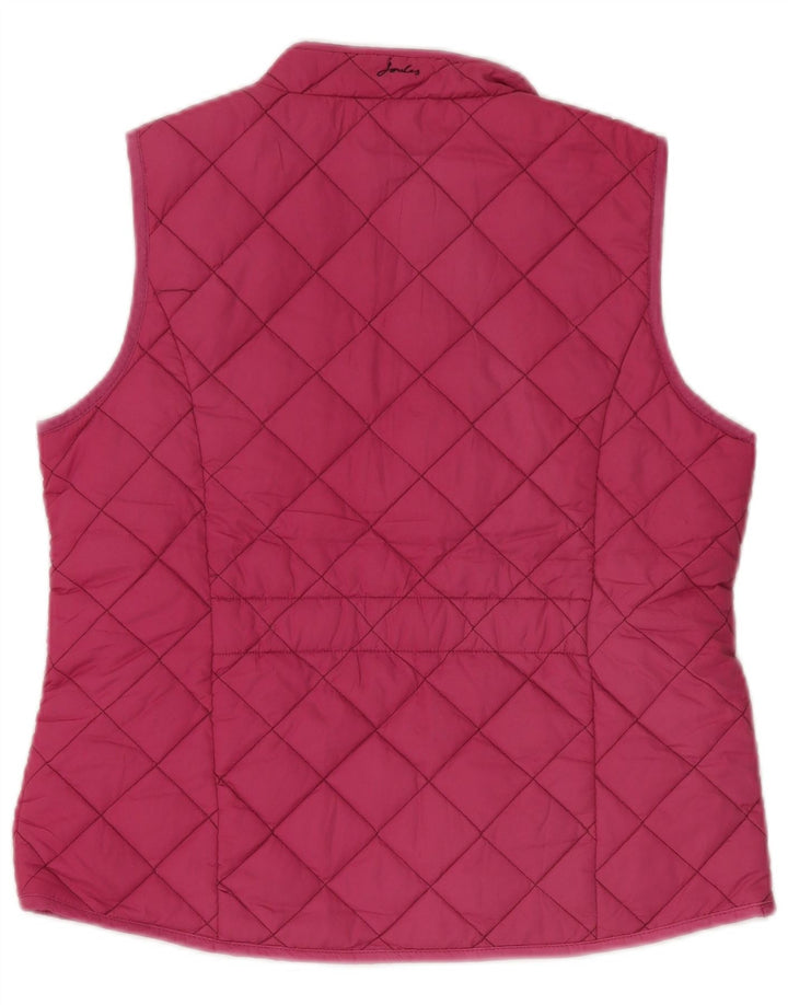 JOULES Chaleco acolchado para mujer UK 40 Grande Poliéster rosa