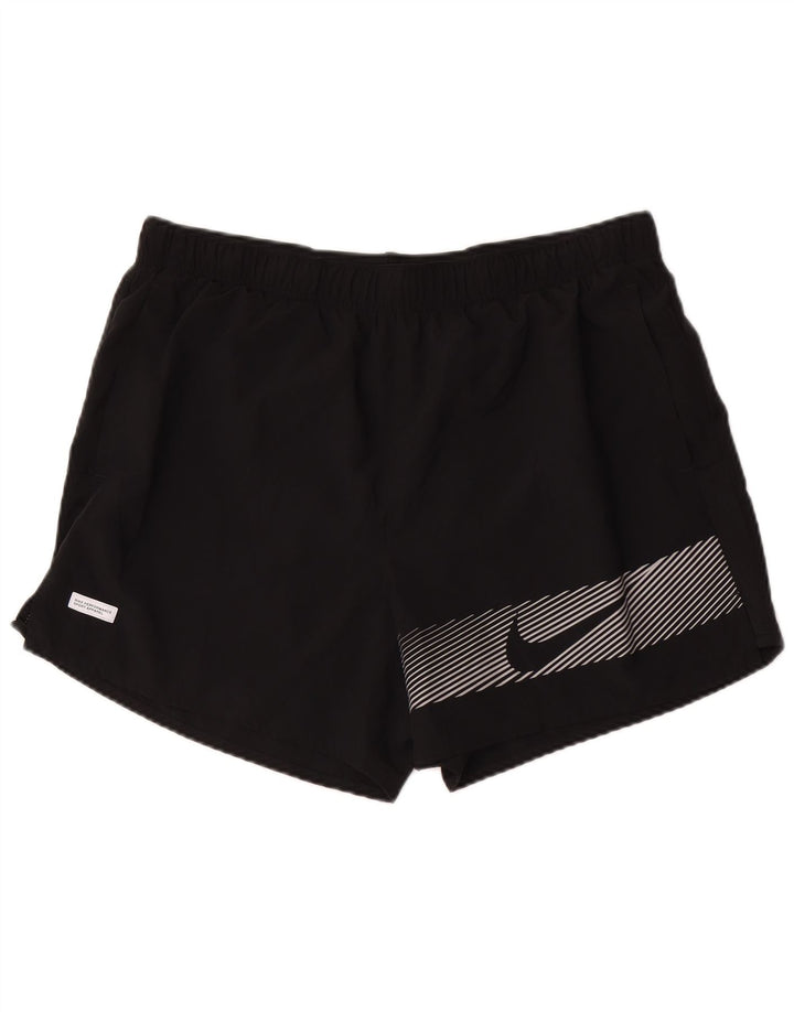 Nike Pantalones cortos deportivos Dri Fit Graphic para hombre XL Poliéster negro