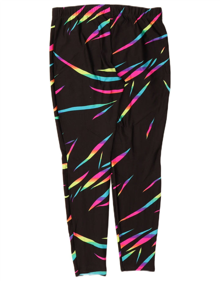 Rodeo Leggings para mujer UK 44 Grande Nylon a rayas negras
