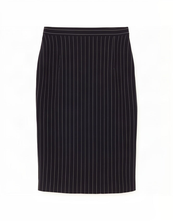 Falda midi para mujer Mondi EU 40 Mediana W28 Poliéster a rayas azul marino