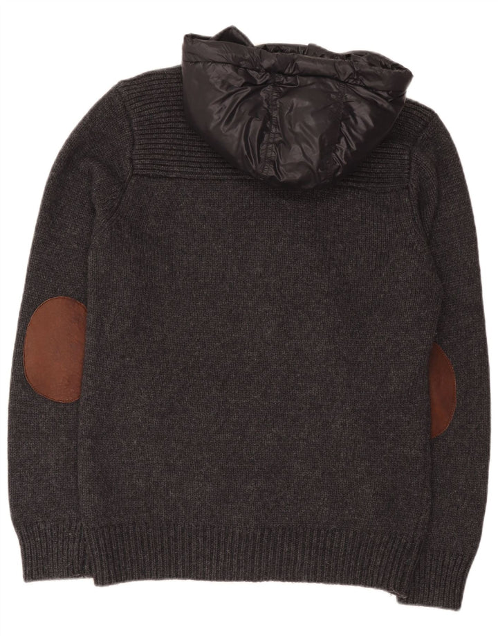 Scotch & Soda Cárdigan para hombre de lana gris grande