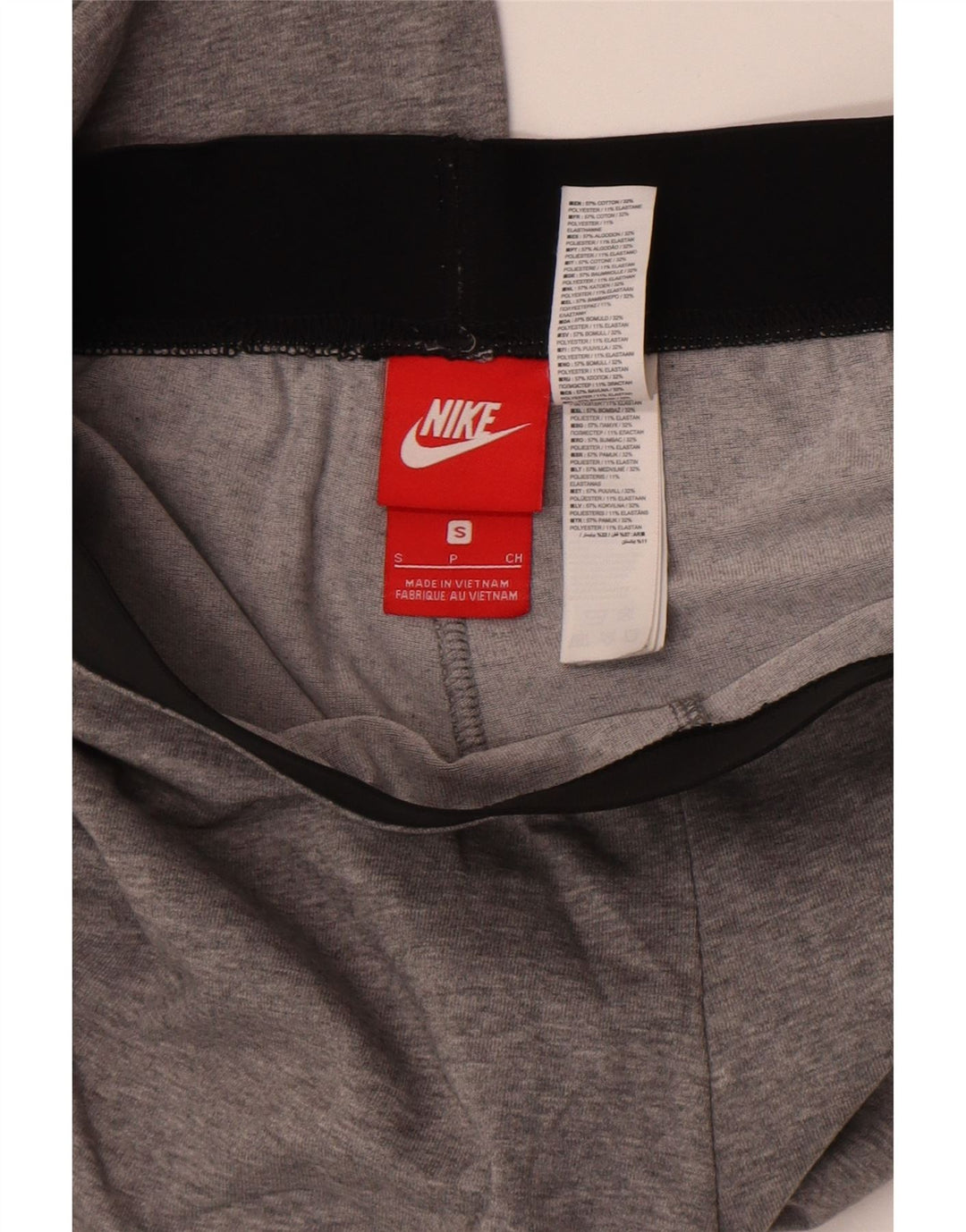 Leggings Nike para mujer UK 10 Small Gris Colorblock Algodón