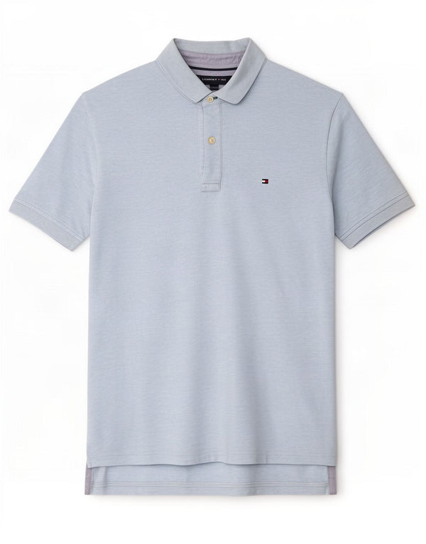 Tommy Hilfiger Polo De Corte Clásico Para Hombre Azul Medio