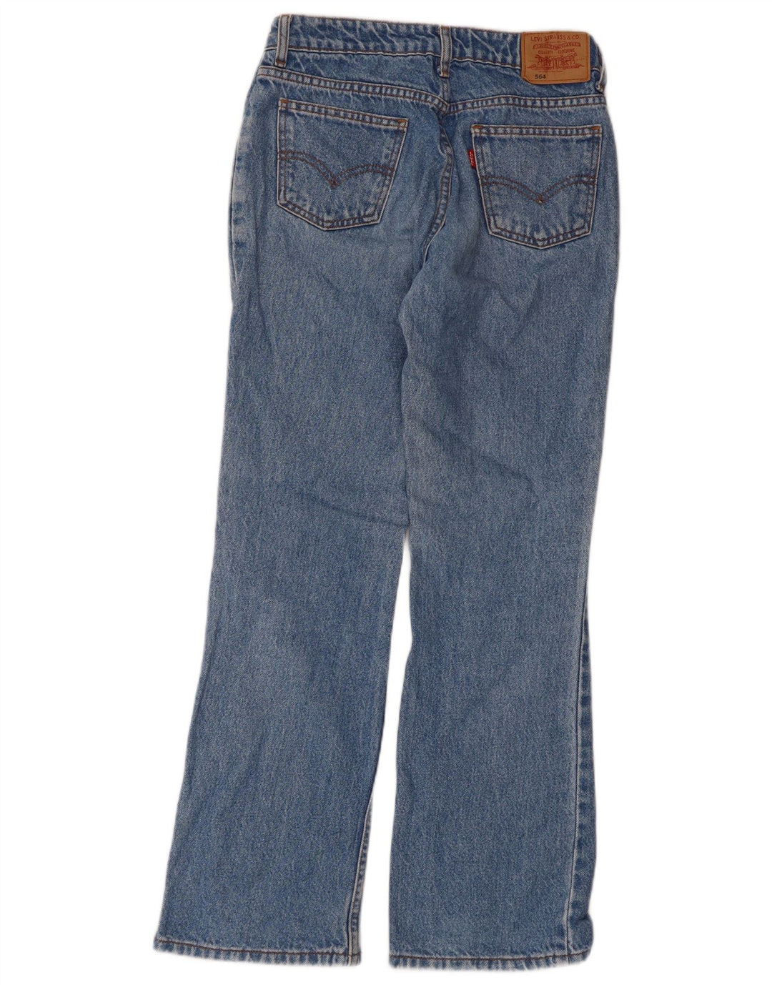 Levi's Mujer 564 Vaqueros Rectos De Corte Relajado W28 L29 Azul