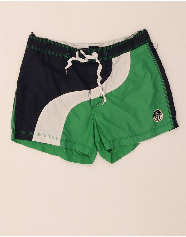 NORTH SAILS Bañador Hombre Verde Medio Colorblock