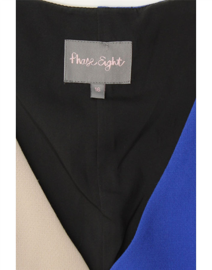 PHASE EIGHT Vestido tubo para mujer UK 46 Grande Bloque de color multicolor