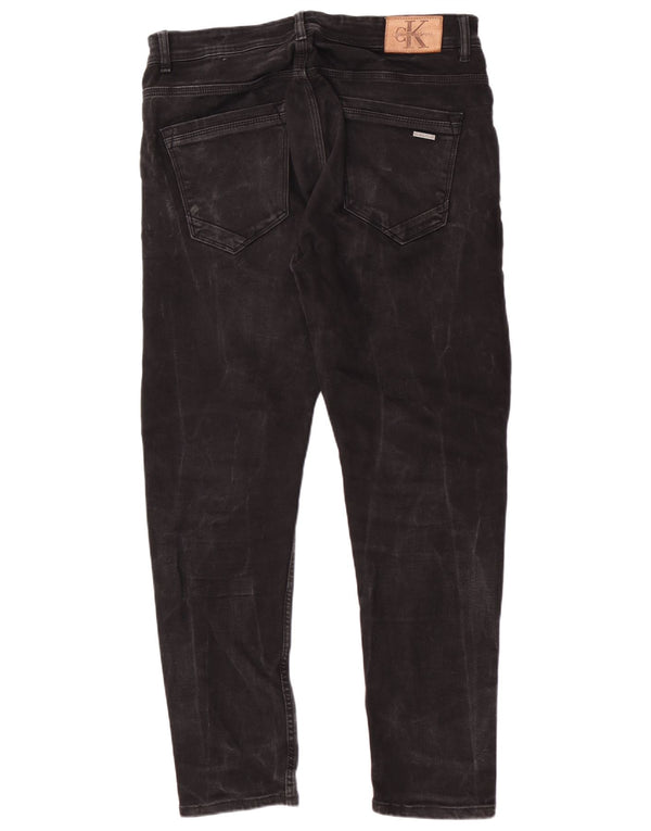Calvin Klein Jeans ajustados para hombre W35 L29 Algodón negro