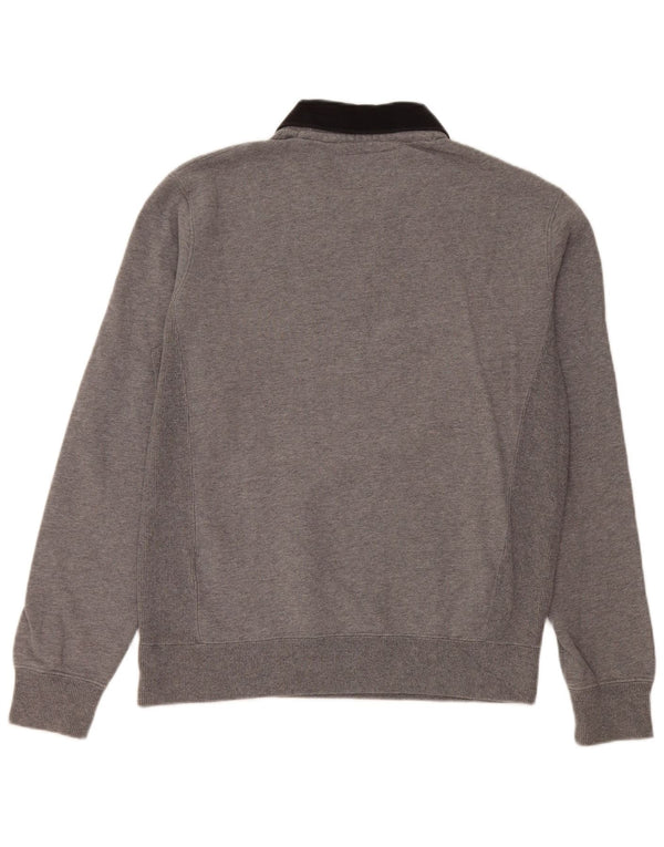 BACI & ABBRACCI Hombre Sudadera Gráfica Jersey Gris Medio Colorblock