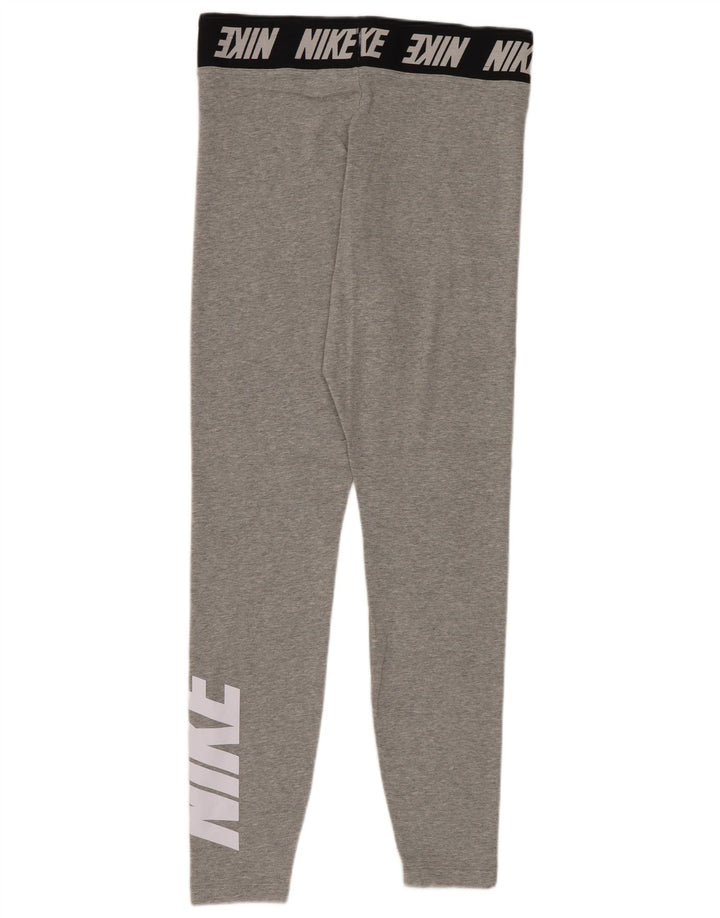 Nike Leggings gráficos para mujer UK 40 Gris medio Algodón con bloques de color