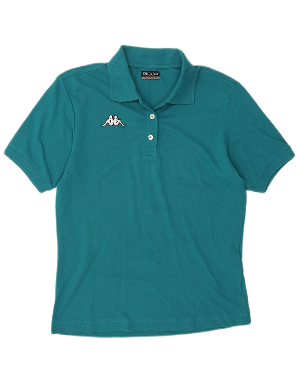 Kappa Polo para mujer UK 46 Large Azul Algodón