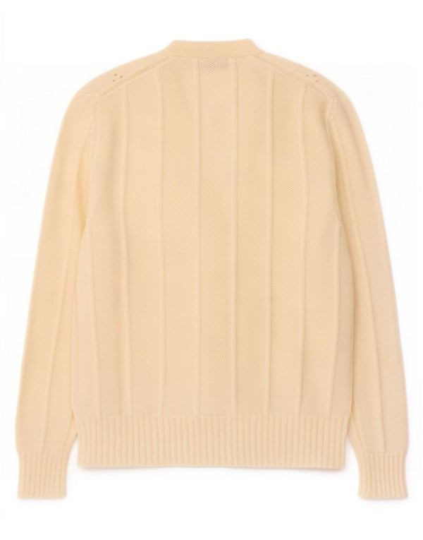 Vintage mujer Cardigan suéter Reino Unido 14 medio apagado blanco Mohair