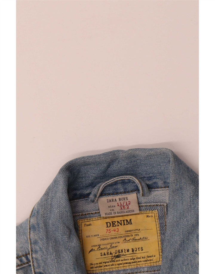 Zara Chaqueta Vaquera Niño 11-12 Años Azul