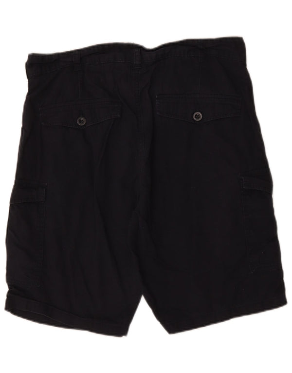 Pantalones cortos tipo cargo para hombre Mountain Warehouse W34 Algodón azul marino grande