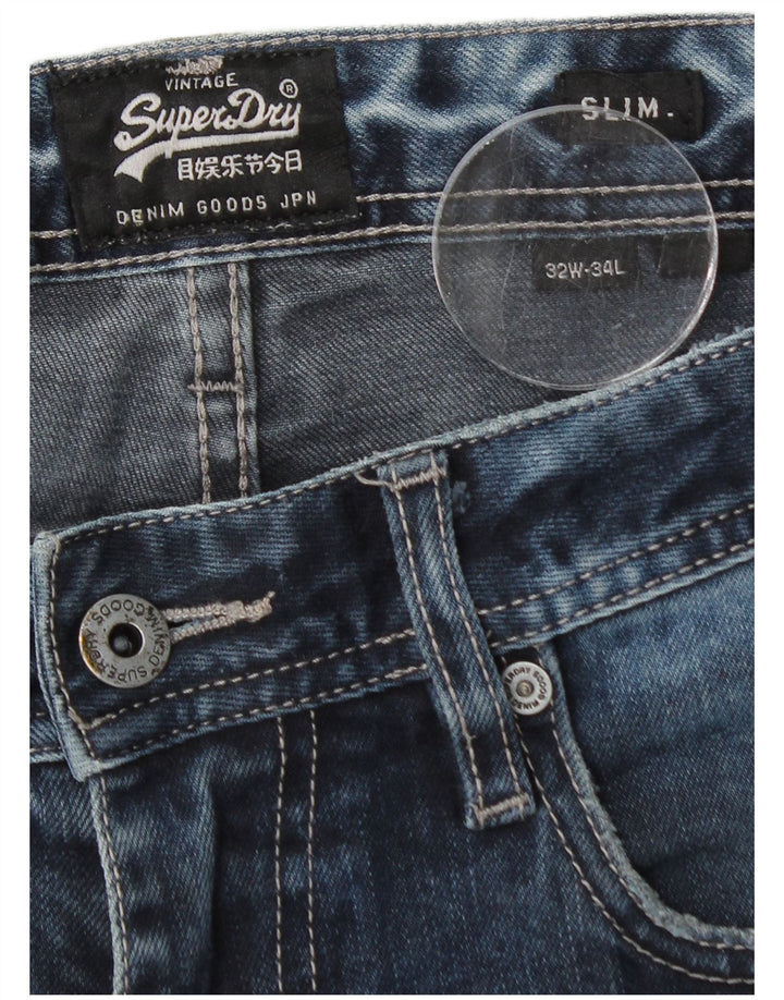 Vaqueros Superdry Corporal Slim para hombre W32 L32 Algodón azul