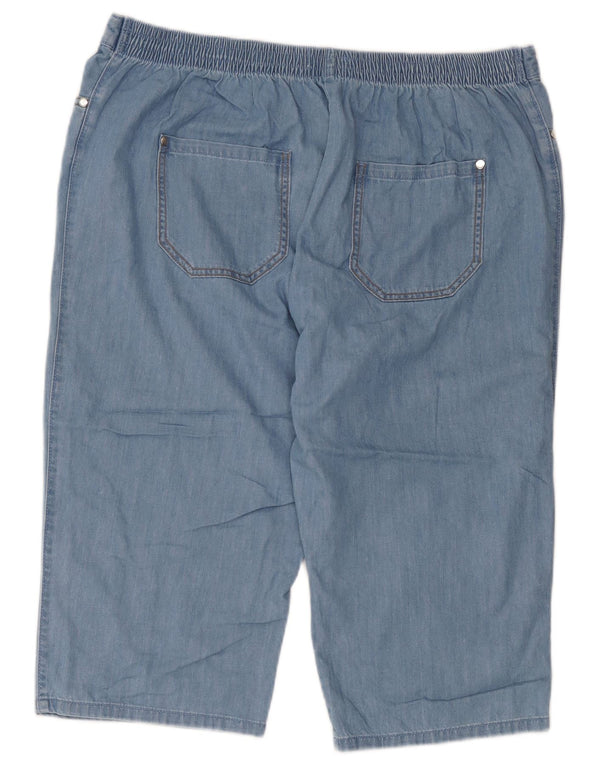 Marks & Spencer Bermudas para mujer UK 18 XL W36 Algodón azul