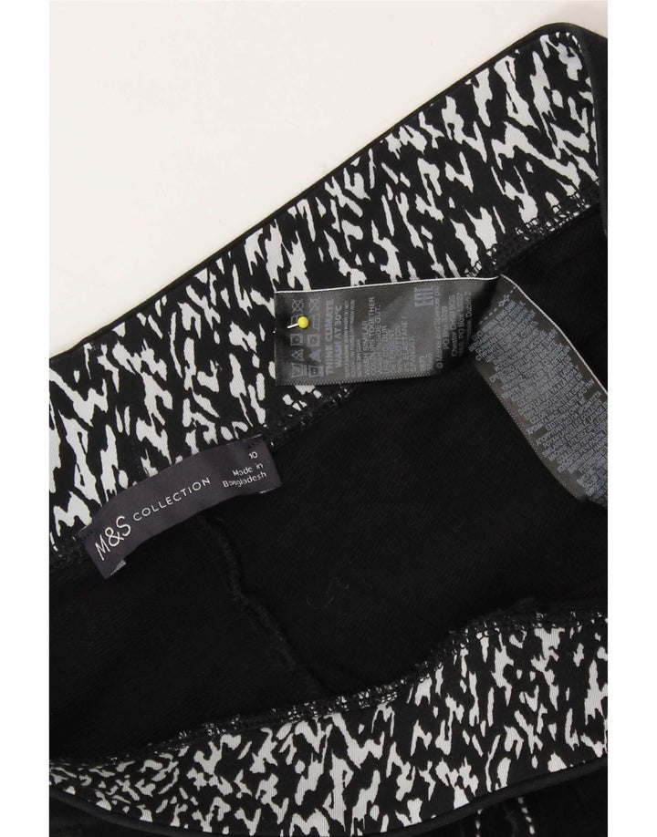 Marks & Spencer Pantalones de chándal para Mujer UK 10 Small Black Cotton
