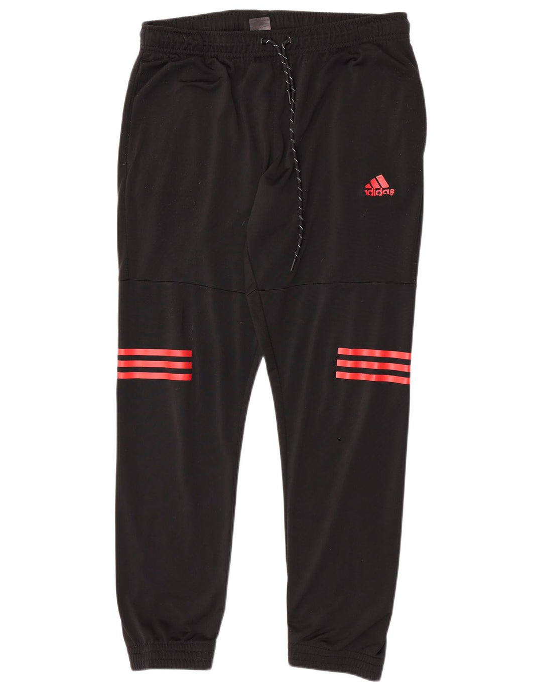 Adidas Hombre Pantalones De Chándal Joggers Medium Negro Poliéster