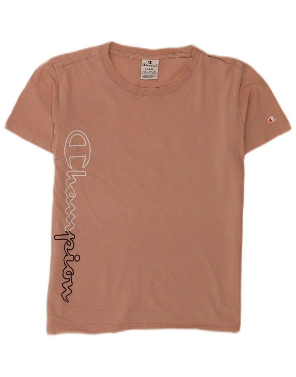 Champion Camiseta gráfica para mujer Top UK 44 Large Pink