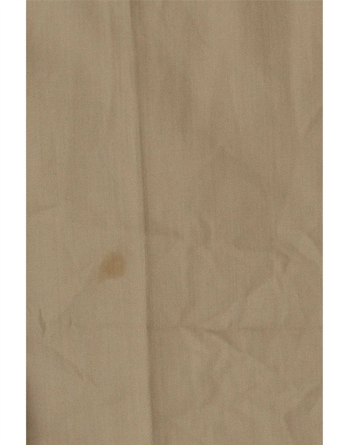 Marks & Spencer Pantalón de traje con pinzas para hombre W36 L31 Poliéster beige