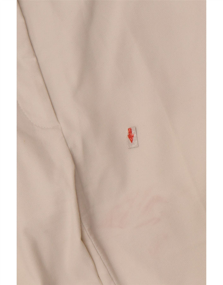 Zara Mujer Pantalón Chino Slim Medium W28 L27 Blanco Colorblock
