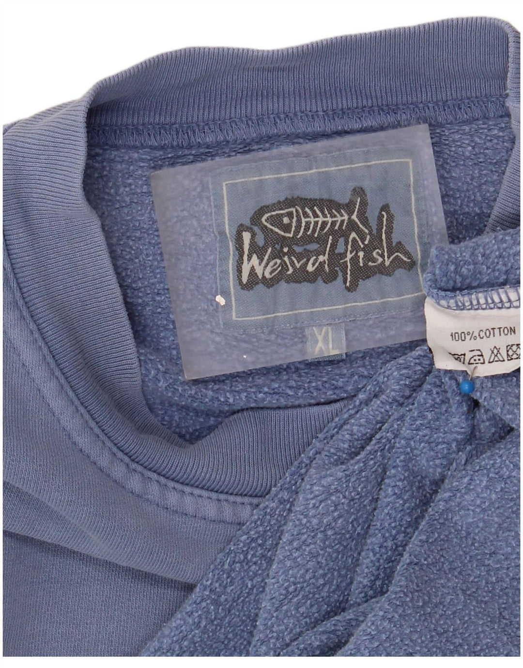 Weird Fish Sudadera Hombre Jumper XL Algodón Azul