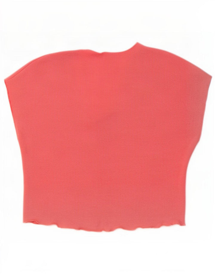 Zara Mujer Blusa Top UK 44 Rosa Medio