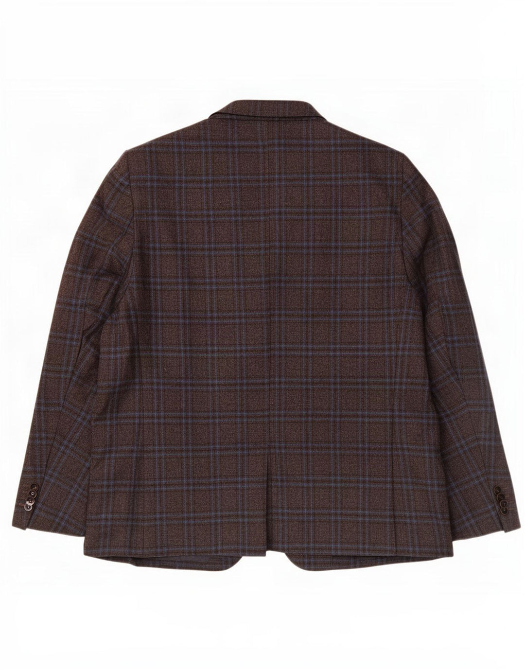 Louis Copeland Chaqueta tipo blazer de 2 botones para hombre EU 50 Large Brown Check