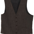 Marks & Spencer Chaleco para hombre de lana gris grande