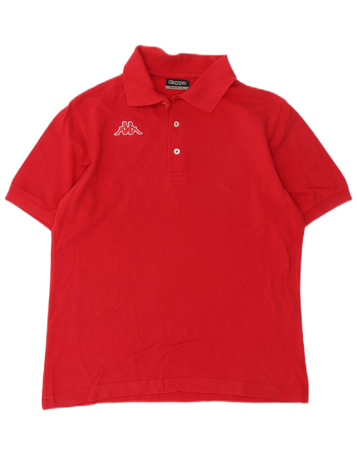 Kappa Polo Hombre Small Rojo Algodón
