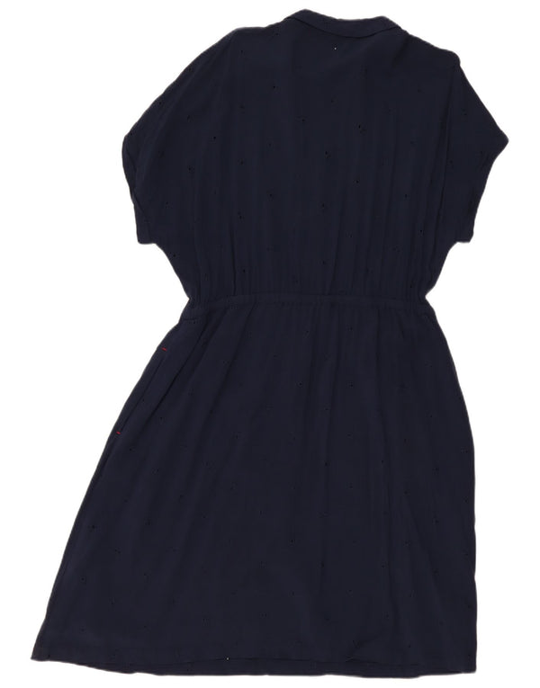 Joules Vestido acampanado para mujer UK 40 XL Viscosa azul marino