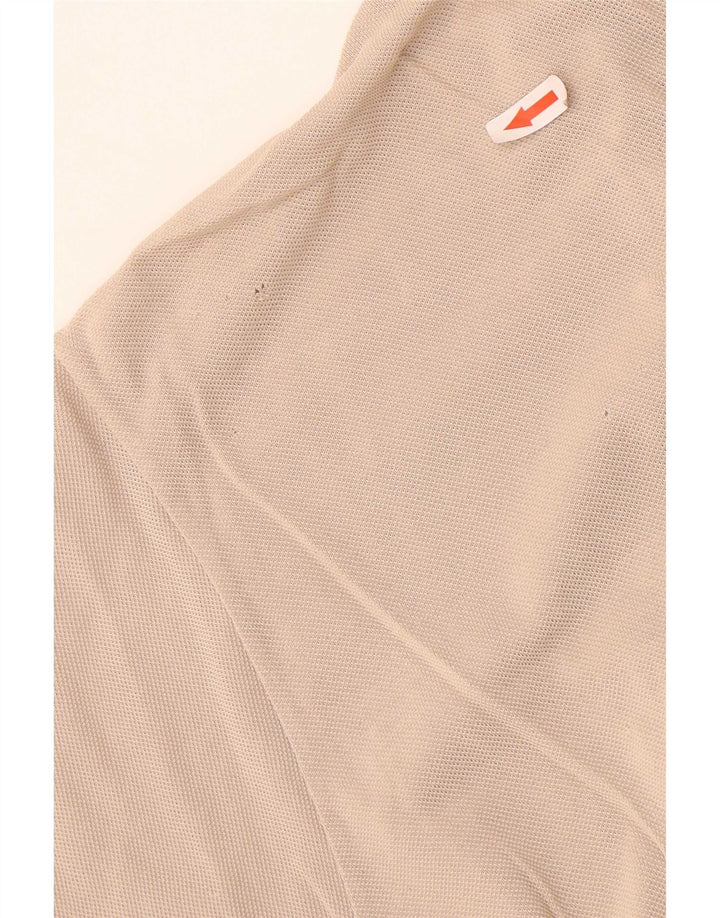Polo Lacoste para hombre talla 5 grande algodón beige