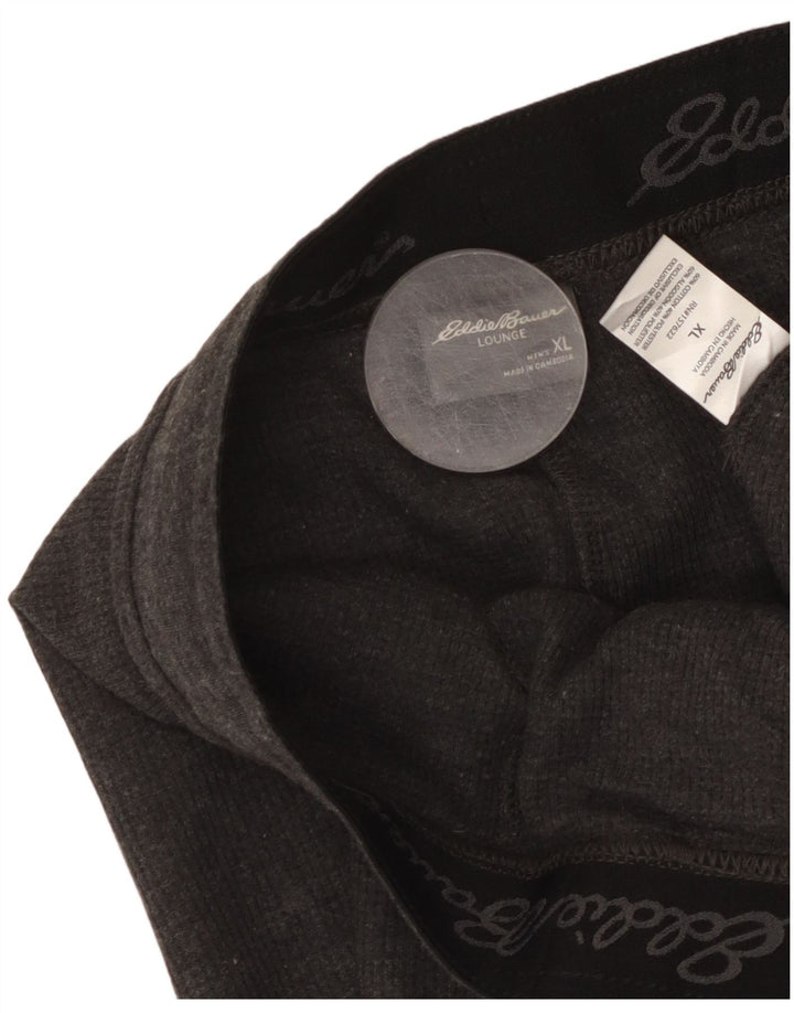 Eddie Bauer Pantalones cortos deportivos para hombre XL Gris Algodón