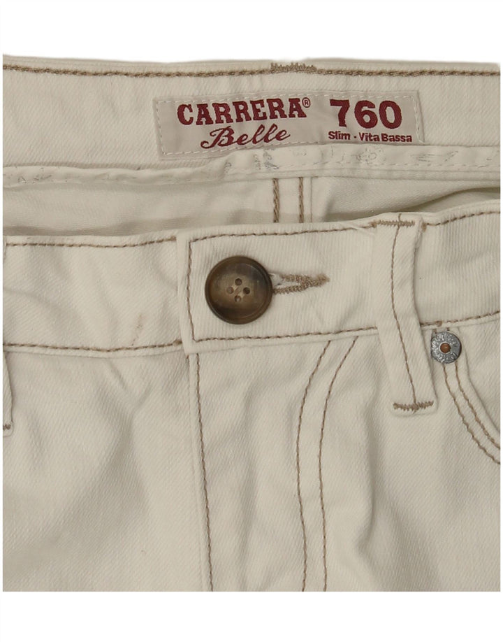 CARRERA Vaqueros Slim Mujer W30 L30 Blanco